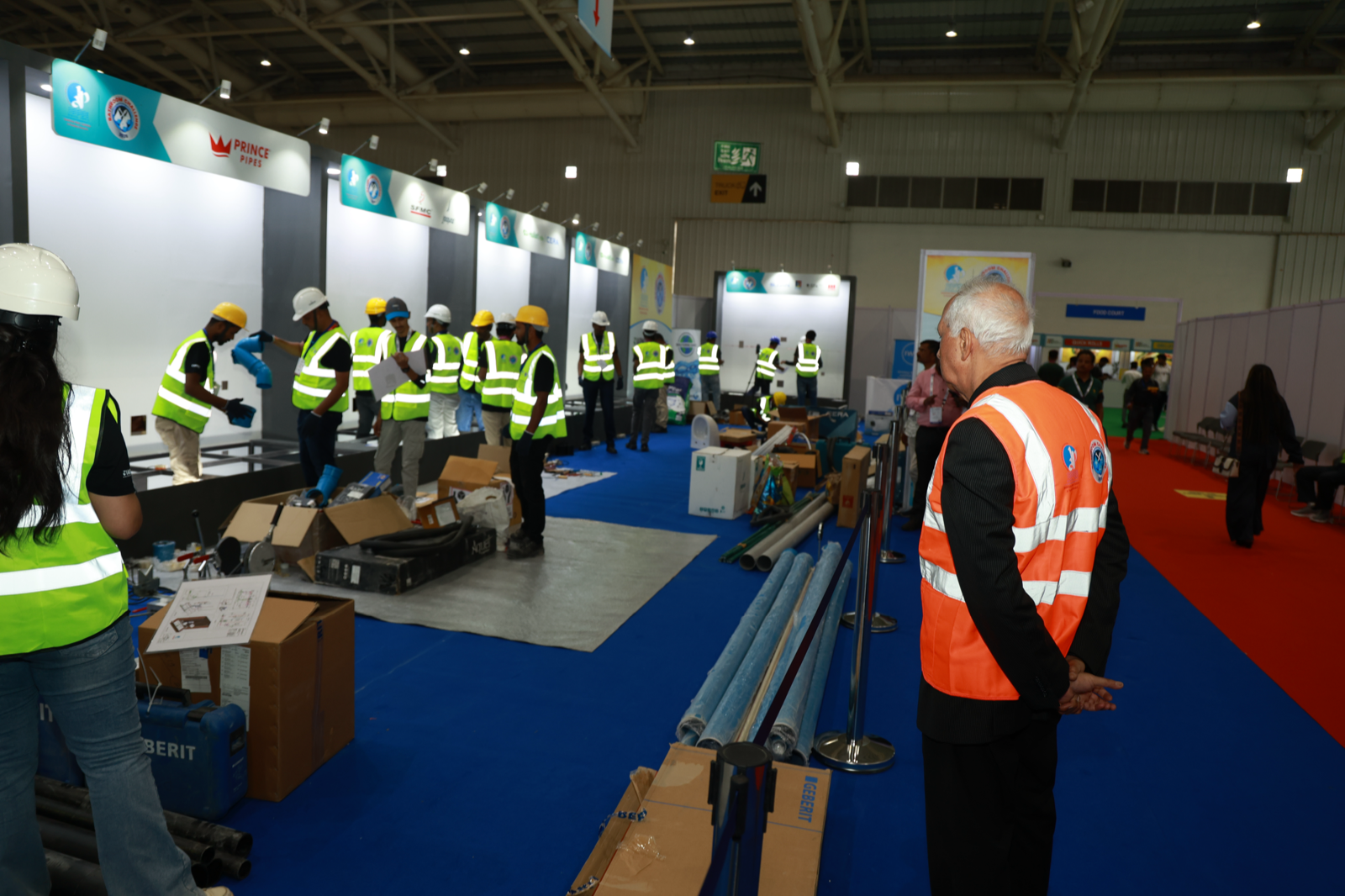 IPA Bathroom Challenge live installation activity